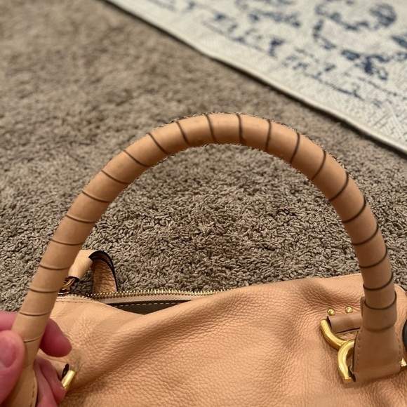 Like New Medium Chloe Marcie Satchel Nude Pink - Picture 13 of 16